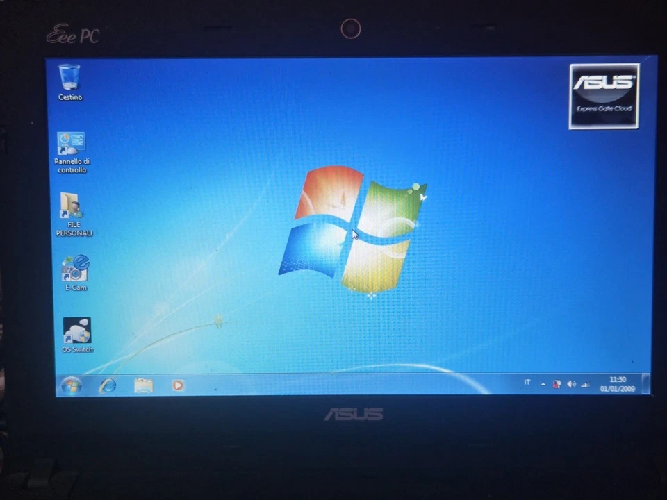 Laptop ASUS Eee PC X101CH CPU Intel Atom N2600 1,6 GHz SSD 120GB ddr3 1GB - Immagine 4 di 4