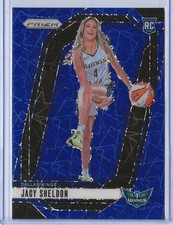 Jacy Sheldon 2024 Panini Prizm WNBA #141 Blue Velocity Prizm Rookie Wings