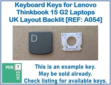 Keyboard Replacement Keys for Lenovo Thinkbook 15 G2 Laptops UK Layout Backlit