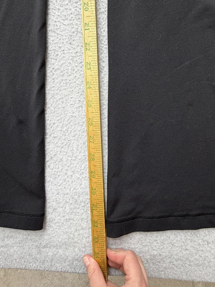 Lululemon Athletica Pants Youth L Black Groove Flare Bootcut High Rise Yoga Gym - Image 3 of 4