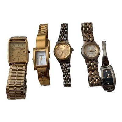 Vintage Lot of 7 watches - Wittnauer, Geneva, Paola, Terner, Waltham - PARTS