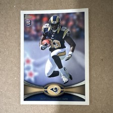 Topps 2012 Brian Quick Rookie St. Louis Rams NFL Football Card #279. rookie card picture