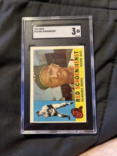 1960 Topps Red Schoendienst #335 card