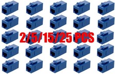 2/5/15/25Pcs CAT6 Keystone RJ45 Female to Female Gigabit Ethernet Coupler Lot