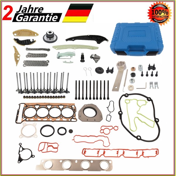 FüR VW Audi A4 A3 Passat Golf Octavia 1,8 2,0 TSI Steuerkettensatz Mit Werkzeug-image