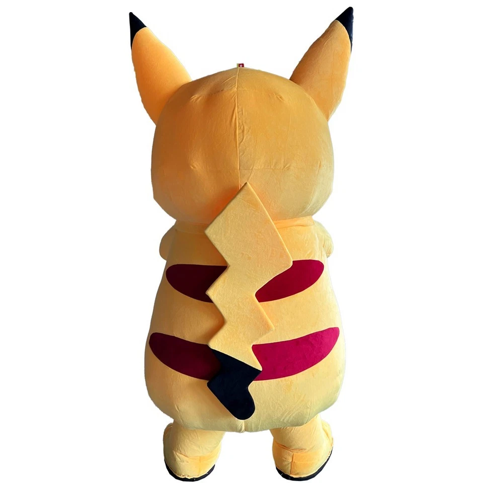 Disfraz Inflable Pikachu Mascota Peluche Mono Halloween Juegos con disfraces Fiesta Traje Foto 3 de 4