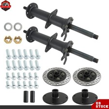 40" Rear Axle Kit For Go Kart Golf Cart Atv 4 Stud Hub For 7" 8" Wheels