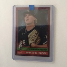 2025 Topps Heritage Jonathan Cannon Chicago White Sox #323 Baseball Card