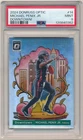 MICHAEL PENIX JR 2024 DONRUSS OPTIC RC ROOKIE DOWNTOWN FALCONS SP PSA 9 MINT