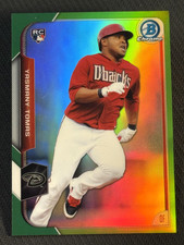 2015 Bowman Chrome GREEN REFRACTOR ROOKIE Yasmany Tomas 41/99