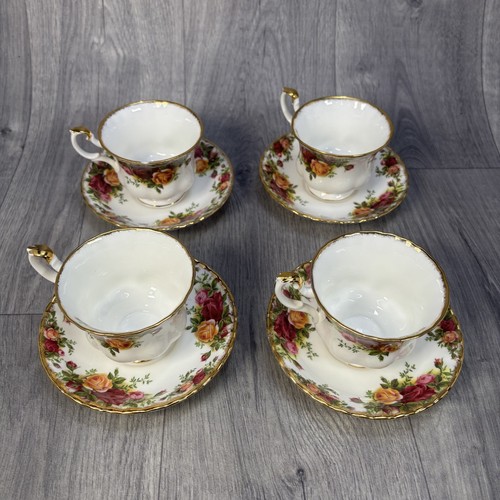 Royal Albert Old Country Roses Tea Cups & Saucers Set x7 + Milk Jug & Sugar Cup - Picture 2 of 24