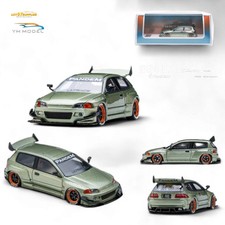 YM Model Honda Civic Pandem EG4 K20 Modified Bronze Green 1:64 Limited to 399