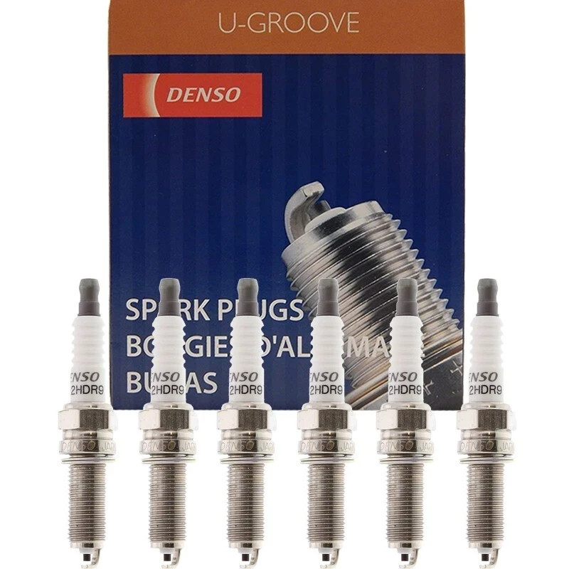 Genuine DENSO U-Groove Spark Plug 6PCS Set for Acura Chrysler Dodge Jeep Ram V6