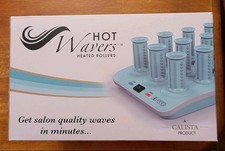 Calista Tools Hot Wavers Heated Curlers Set Of 12 Short Ion Rollers SHTW001 NEW