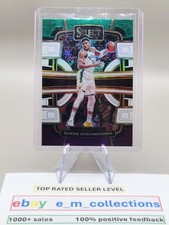 GIANNIS ANTETOKOUNMPO 2023-24 Panini Select GREEN WHITE PURPLE Prizm #60 Bucks