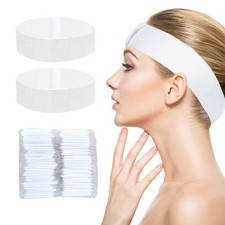 100 Pack Disposable Headbands for Spa Facials Professional Disposable Hair Ban
