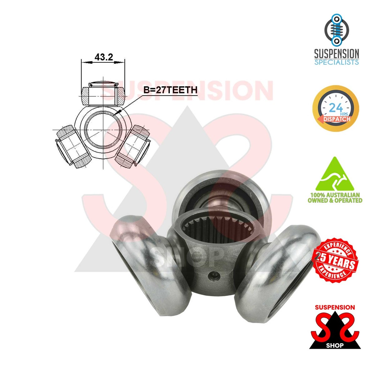 aimi　1216 Spider Assembly, Drive Shaft Suit TOYOTA Noah / Voxy 2.0 4WD