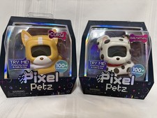 Pair of New Pixel Petz Corgi and Dalmation Electronic Toy Noise  Lights