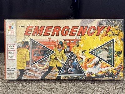 Vintage 1971 Milton Bradley The Emergency! Board Game  Complete MB 4406