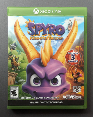 Spyro Reignited Trilogy XBOX ONE 2018 Activision disc in EXCELLENT condition
