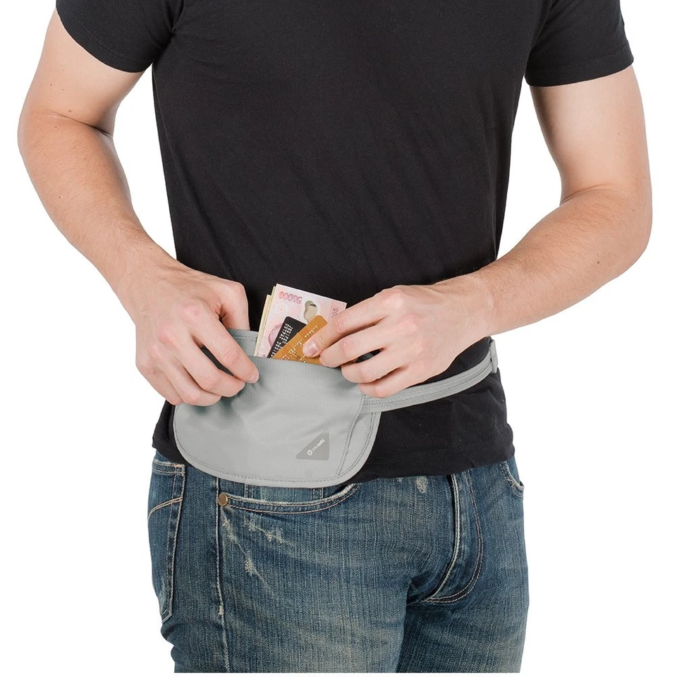 Coversafe X100 Anti-Theft RFID Blocking Waist Wallet, Neutral Grey - Image 2 of 4