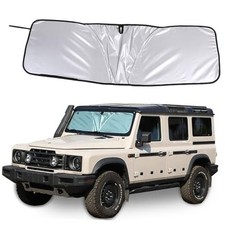 Front Windshield Sun Shade Compatible with INEOS Grenadier 2020-2024 Car White