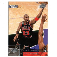 2009-10 Upper Deck Michael Jordan Error Card - Wally Szczerbiak On Front - Rare!