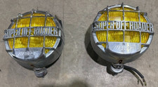 Vintage IPF Super Off Roader Used 8 Inch Round Chrome Fog Light Assembly