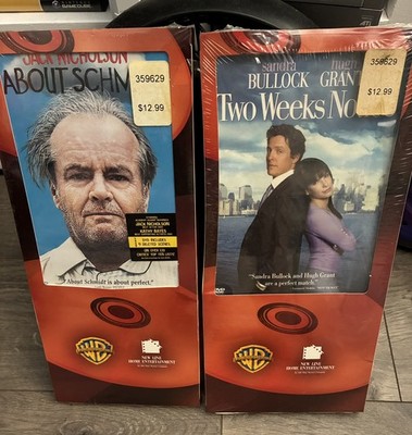 About Schmidt 2 Weeks Notice DVE New Long Box rare Jack Nicholson Hugh Grant