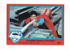 1978 Topps Superman The Movie #109 Incredible Display of Strength!