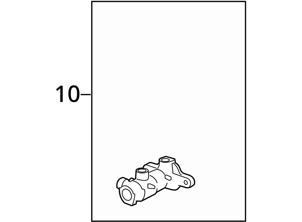 Jeep Liberty 2008-2011 cilindro maestro de frenos D57HZ Foto 3 de 3