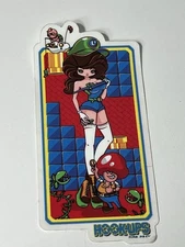Vintage Hookups Skateboards Mario Toad Sticker Decal Original 2.5 X 5 Inches