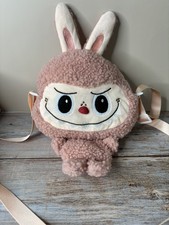 Labubu Macaron Pink Plush Series Doll Soft An...