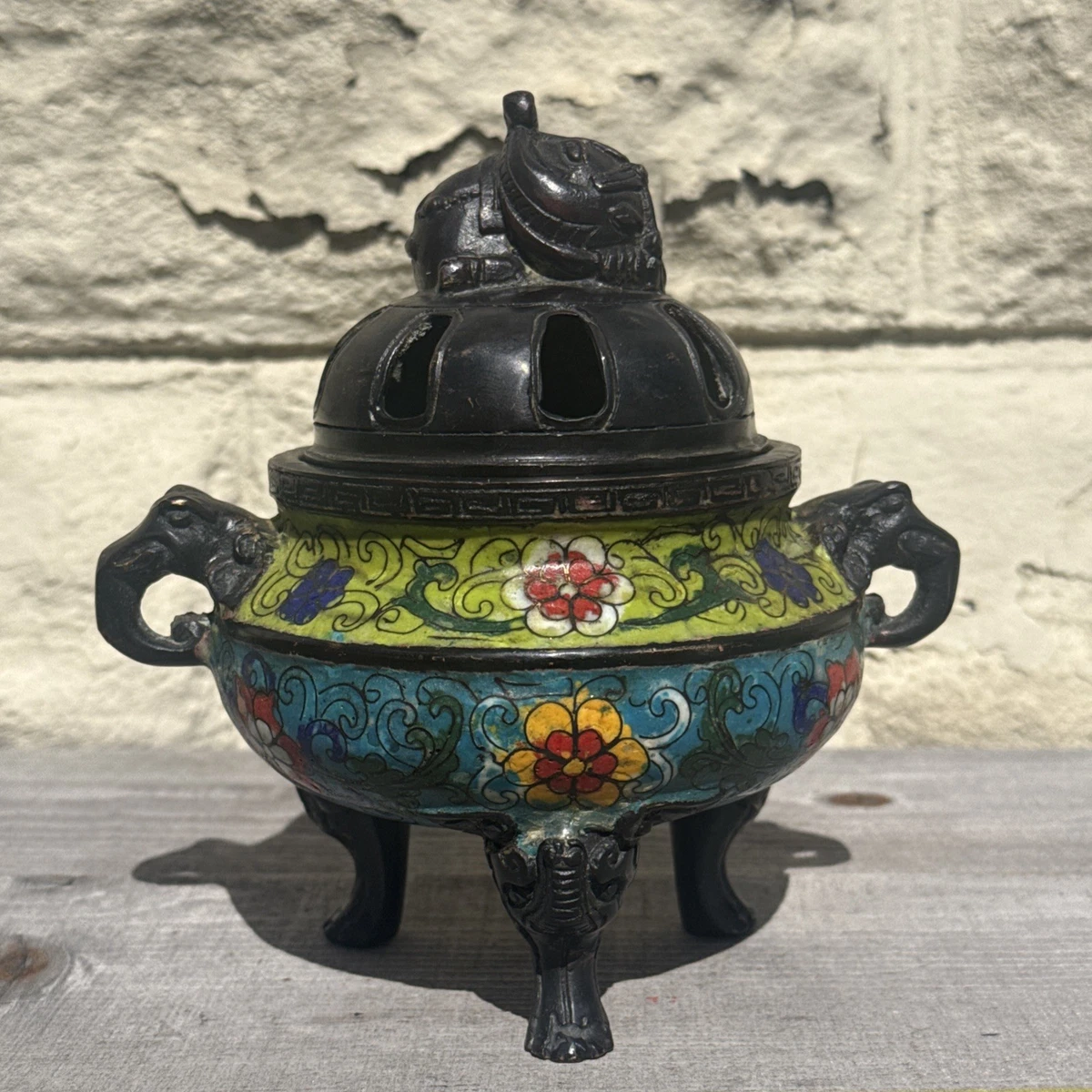 多色中国风青铜香炉| eBay