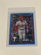 2024 Topps Series 1 - Bryson Stott #139 Royal Blue Glitter