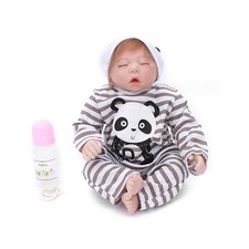 20 Inch Gift Lifelike Newborn Vinyl Cloth Body Baby Realistic Soft Reborn Doll