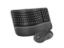 Logitech Wave Keys MK670 Combo, Wireless Ergonomic Keyboard with Signature M550