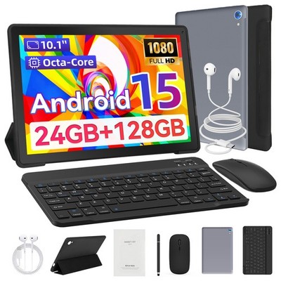 10 inch Android 15 Tablet 24GB RAM 128GB ROM (1TB TF) WiFi 5000mah Dual Camera ！