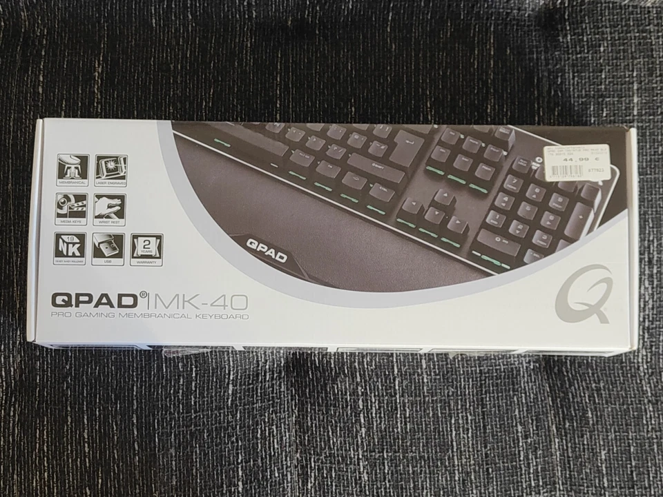 Tastatur QPAD Pro MK40 schwarz Gaming-Tastatur (DE, Anti Ghosting) - Bild 4 von 4