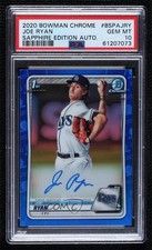 2020 Bowman Chrome Sapphire Edition Prospect Joe Ryan PSA 10 GEM MT Auto 06sz
