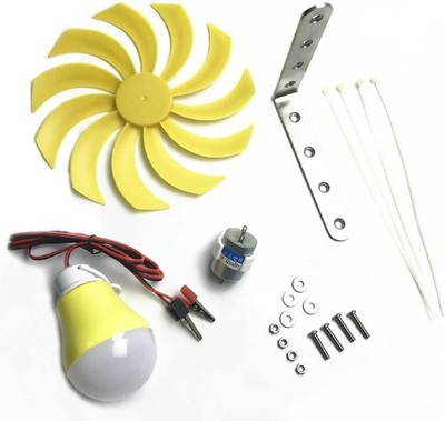 Small Wind Turbine Generator Micro DC Motor Power Wind Turbines Electricity Fan 