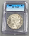 1884 O US Morgan silver $1 ICG MS64 L24881
