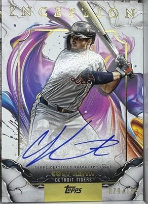 2025 Topps Inception #RESA-CK Colt Keith Rookie and Emerging Stars Autos