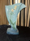 Vintage 1948 Roseville Pottery Wincraft Blue#273-8 Ceramic Flower Vase