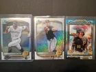 Konnor Griffin🔥3 Card Lot of Mojo Refractors🔥Pittsburgh Pirates👉Bowman Chrome