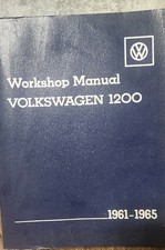 Bentley Vw1200 Workshop Manual 1961-1965