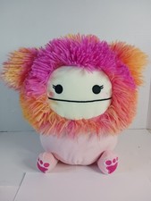 Squishmallow 8" Caparinne Bigfoot Pink Orange Yeti Plush 2023