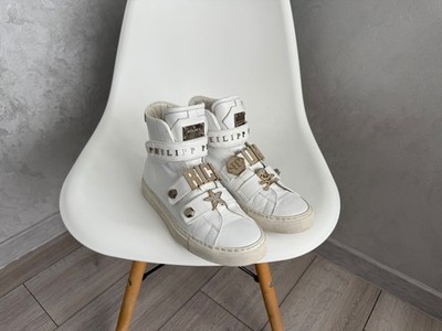 Philipp Plein Leather Hi Top Womans