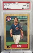 1987 Topps - Ron Cey #767 Tiffany PSA 10 💎