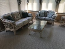 Rattan Bamboo 5pc Living / Florida Room Set